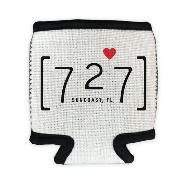 727 Area Code Suncoast Florida Can Cozie | Cozy Can Cover Cooler