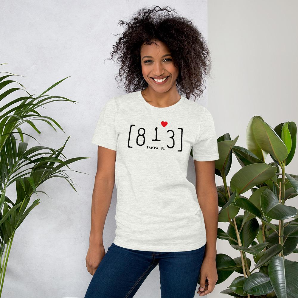 813 Area Code Tampa Florida Print T-shirt picture