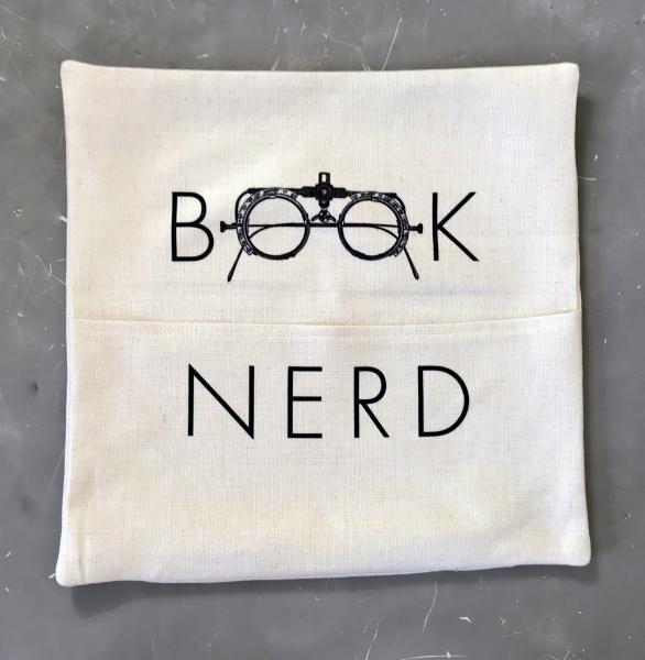 Book Nerd Pocket Pillow Cover | Book Lover Gift picture