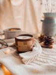 Barista's Brew Concrete + Wooden Wick Soy Candle