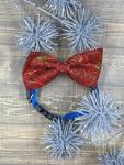 Poinsettia Dog Bowtie