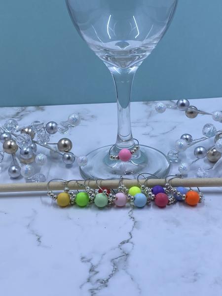 Set of 12 Wine Charms picture