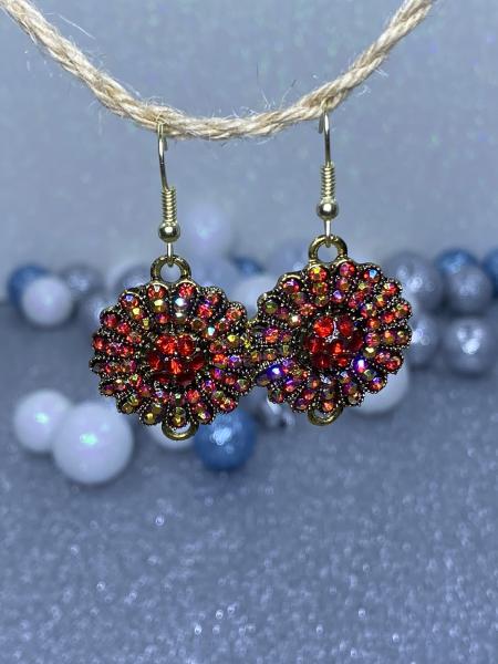 Red Jewel Earrings