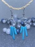 Blue Mineral Earrings