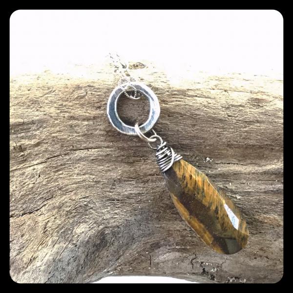 Tiger's Eye Sterling Silver Necklace picture