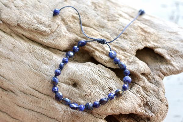 Lapis Sliding Knot Bracelet picture