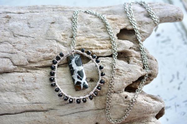 Septarian Fossil Gemstone Necklace picture