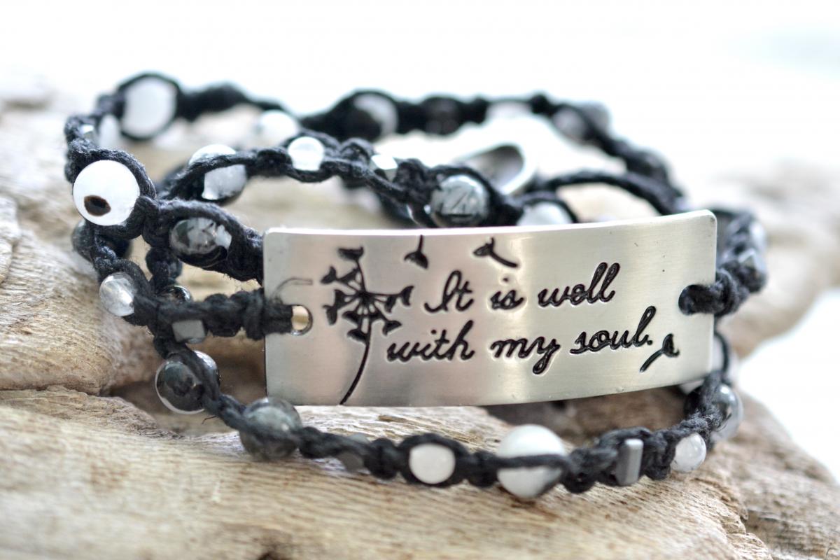 It Is Well With My Soul Wrap Bracelet picture