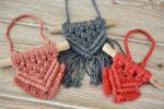 Macrame Ornament and Mini Wall hanging