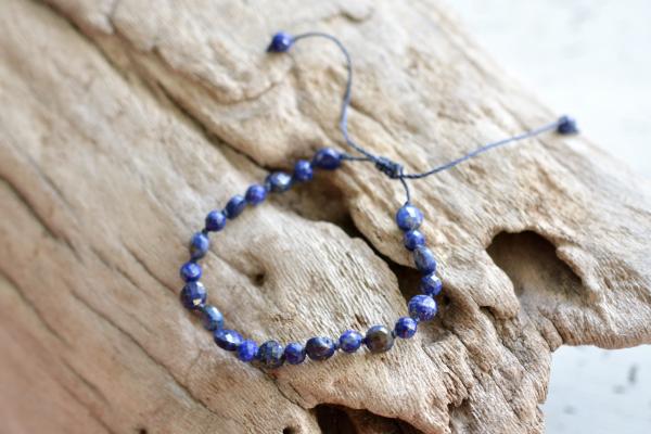 Lapis Sliding Knot Bracelet picture