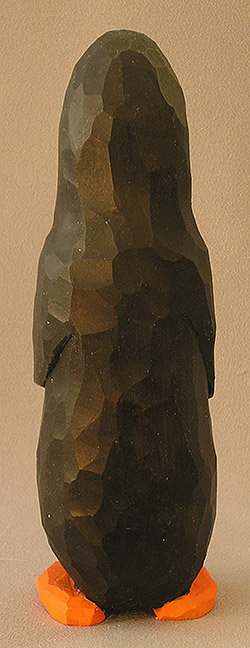 Wood Carving, Hand Carved, Hand Carved wood, Figurines in Wood, Penguin Holding a Red HeartÂ  AM1 8&acirc;&euro;ÂX 2.5&acirc;&euro;Â X 2.5&acirc;&euro;Â picture