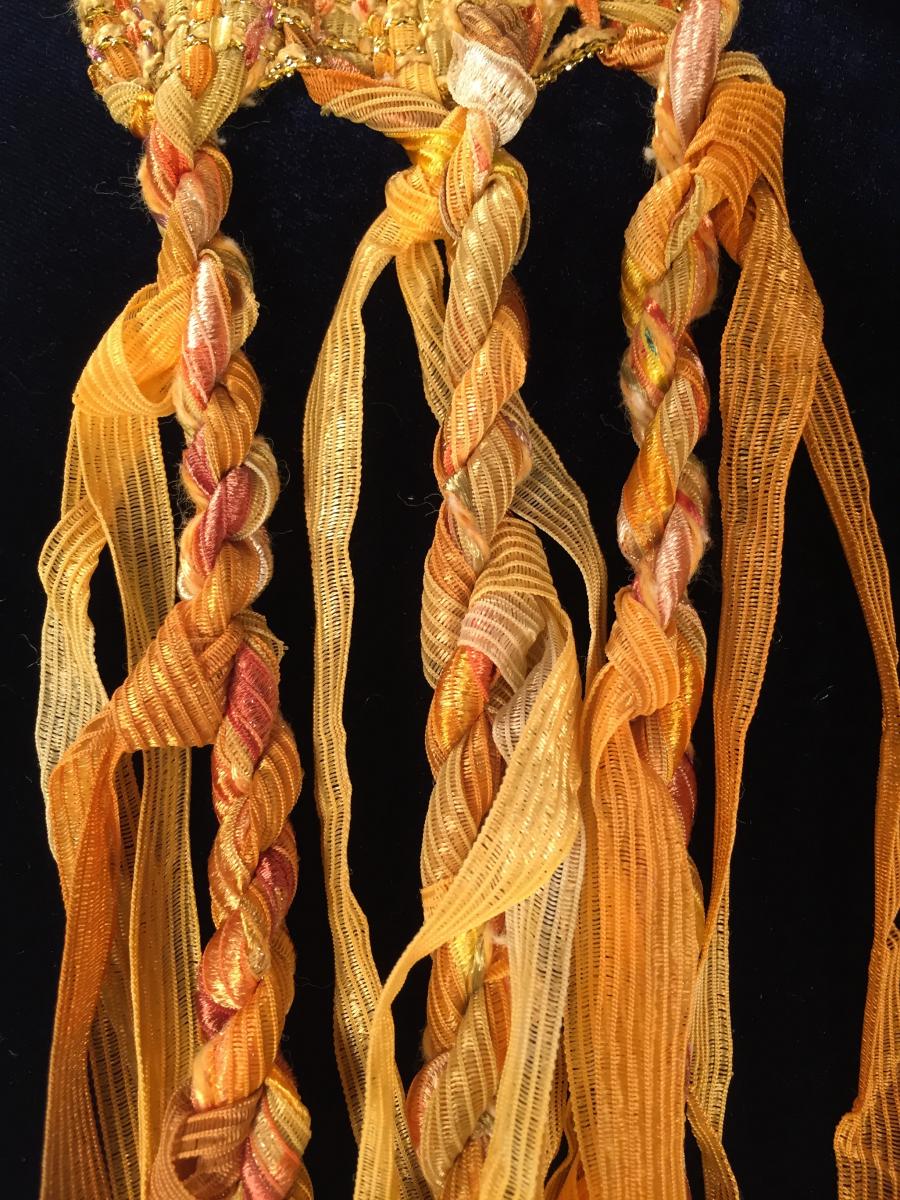 Funky Fringe Scarf - Mango picture
