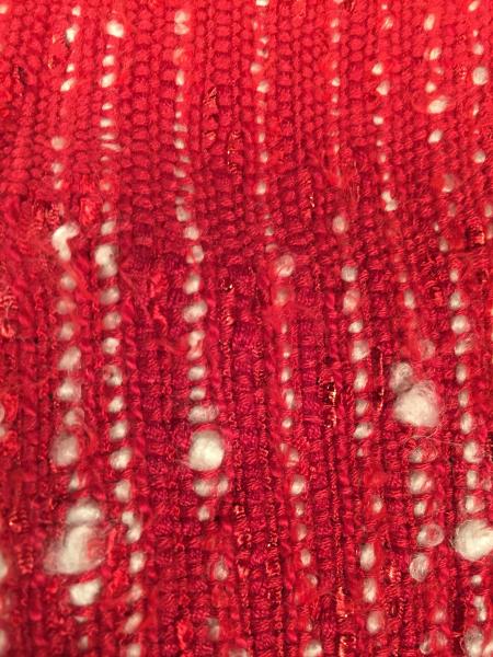 Funky Fringe Scarf - Red Bandanna picture