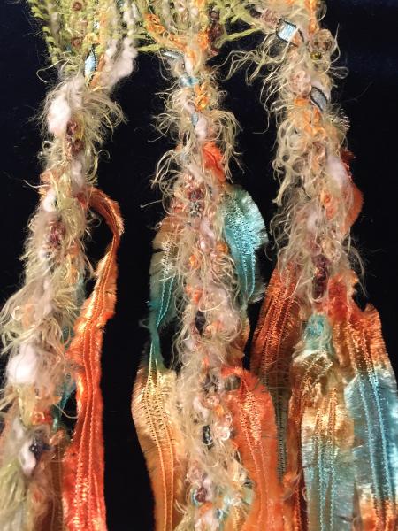 Funky Fringe Scarf - Moss picture