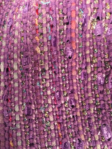 Funky Fringe Scarf - Lilac picture
