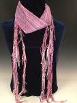 Funky Fringe Scarf - Lilac