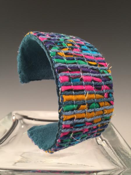 1 1/2" Wide Cuff Bracelet - Psychedelic