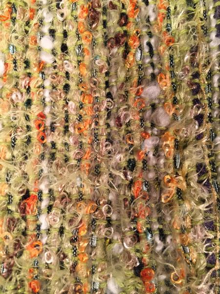 Funky Fringe Scarf - Moss picture