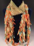 Funky Fringe Scarf - Moss