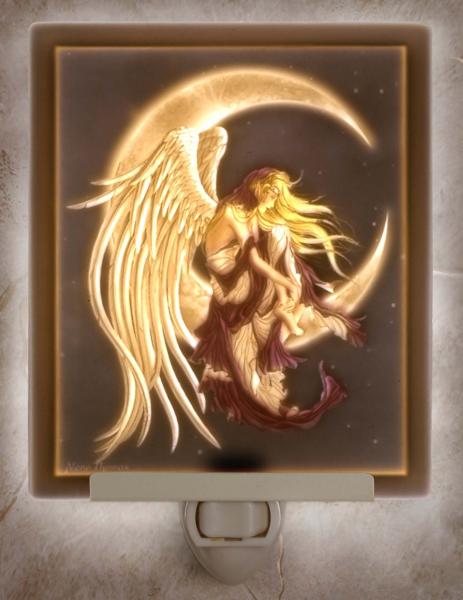 Fairy Night Light - Porcelain Lithophane Retired Design Special Price! picture