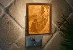 Night Light - Porcelain Lithophane "Sloth" animal, nursery, cute themed wall plug in accent lamp