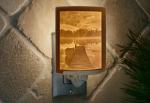 Night Light - Porcelain Lithophane "Pierside Morning" Lake Living plug in Night Light