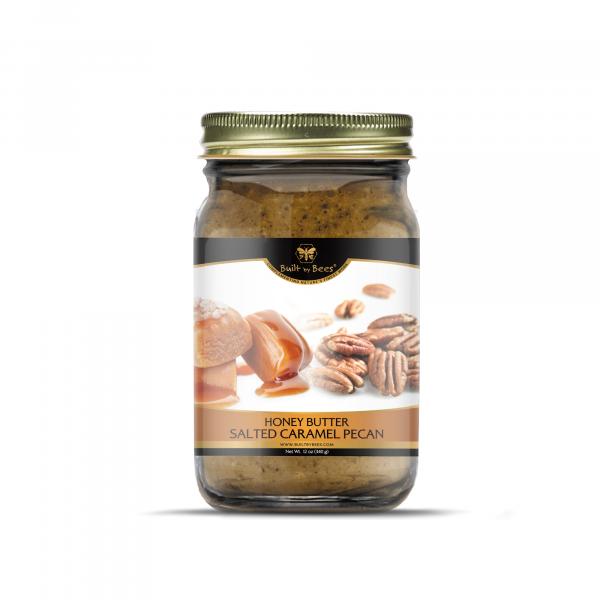 Salted Caramel Pecan Honey Butter (12 oz)