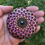 Rose Pink Dahlia Stone