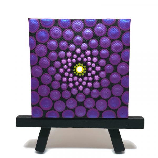 Glistening Purple Mandala Painting picture