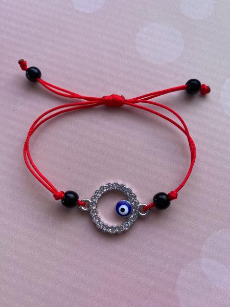 Evil eye bracelet with Nylon picture