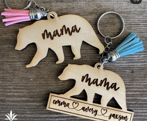 Mama Bear Keychain picture