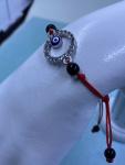 Evil eye bracelet with Nylon