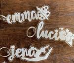 Name Clear Acrylic Keychains