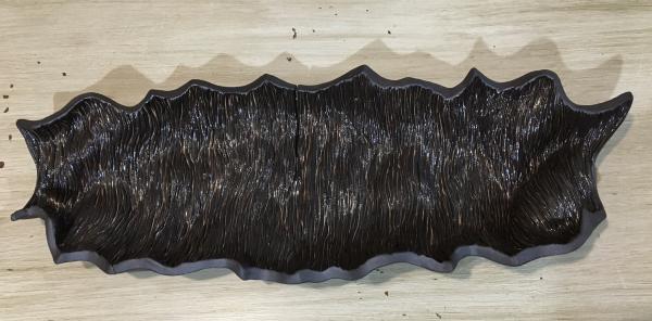 Large Coil Tray with Albany Brown Glaze picture