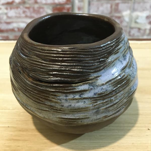 Coil Pinch Pot with Twilight Blue Glaze picture