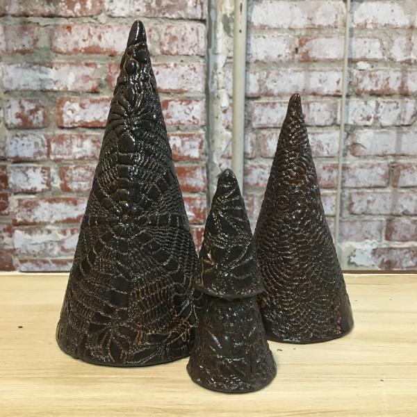 Set of 4 Ceramic Trees picture