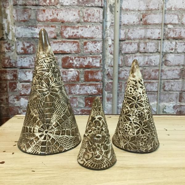 Set of 3 Ceramic Trees