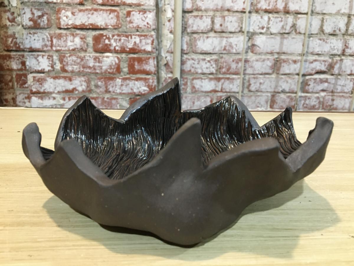 Coil Vessel with Ancient Copper Glaze picture