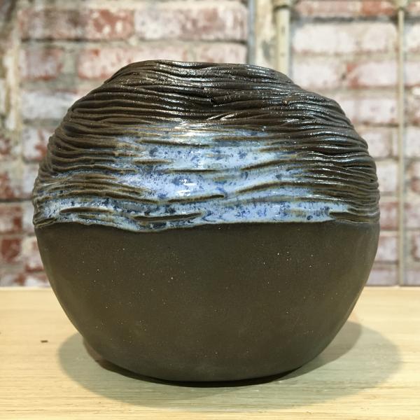 Coil Pinch Pot with Twilight Blue Glaze picture