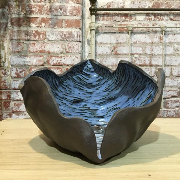 Large Coil Vessel with Twilight Blue Glaze picture