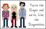 BTVS The Slayeretts counted cross stitch kit