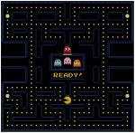 Pacman themed counted cross stitch kit