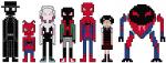Into The Spiderverse themed counted cross stitch kit