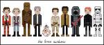 The Force Awakens themed counted cross stitch kit