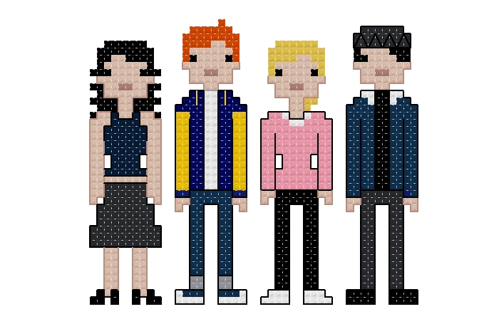 SALE! Riverdale themed counted cross stitch kit