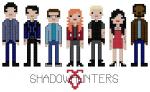 Shadowhunters themed counted cross stitch kit