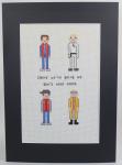 Back To The Future themed counted cross stitch kit