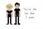 Grease themed counted cross stitch kit