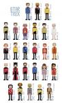 Star Trek Alphabet themed counted cross stitch kit