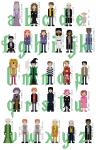 Harry Potter themed Alphabet counted cross stitch kit